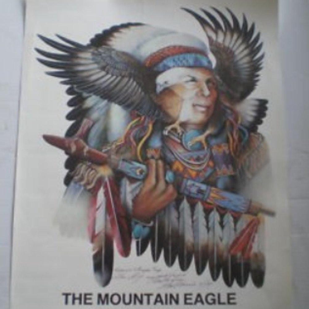 Spirit of a Mountain Eagle Print - Signed by Walt
